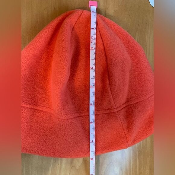 The North Face One Size Fits All Orange Polar Fleece Beanie - UNISEX - Picture 5 of 5